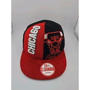 NBA Chicago Bulls Windy City Snapback Hat New Era 9Fifty Hardwood Classic